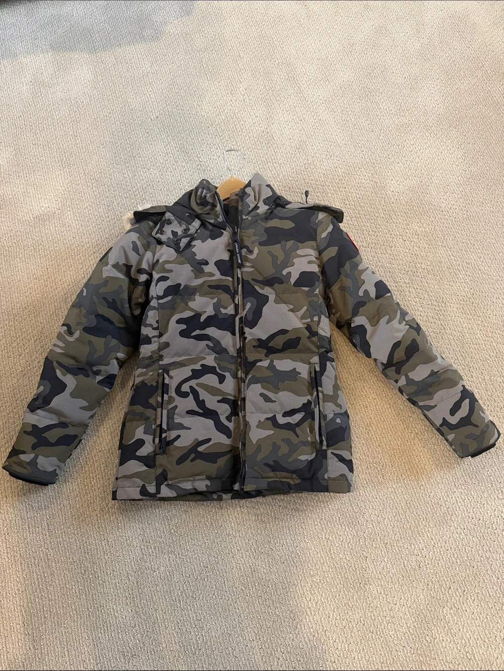 Canada Goose Women’s Camouflage Puffer Jacket - Olive/Gray/Black